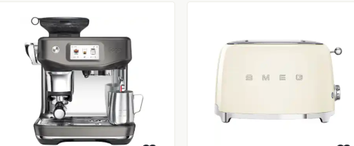 SMEG Espresso Machine and Toaster